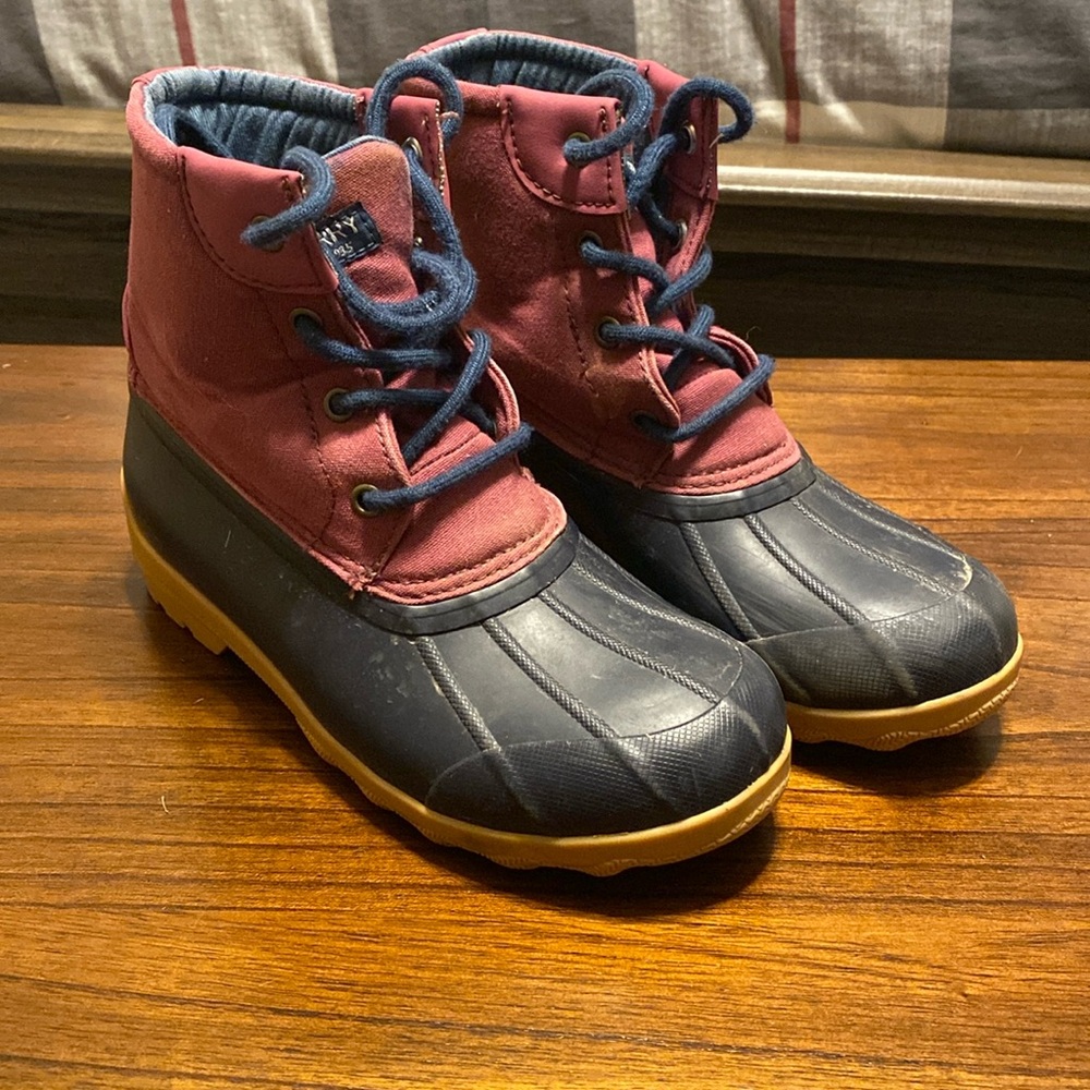 Used Sperry Girls Rain/Snow boots Size 2